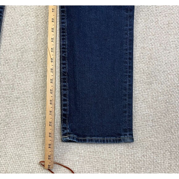 True Religion Jeans Rocco Relaxed Skinny Men's 36 (37x34) Stretch Blue Denim - Picture 8 of 11